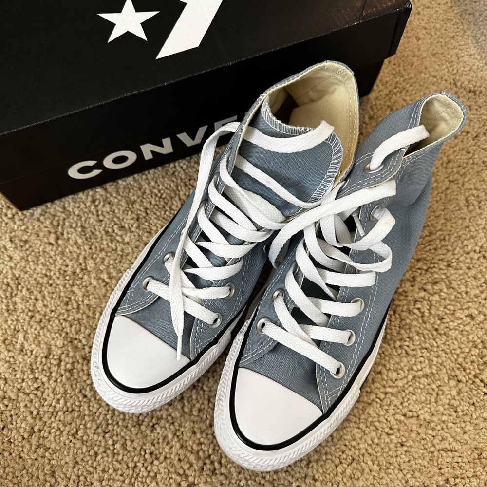 Converse Chuck Taylor All Star Hi Sneakers - Washed Denim